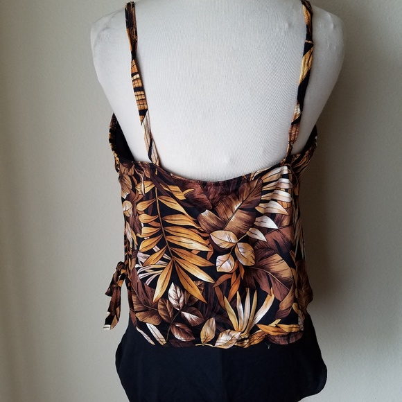 Silhouette Solutions One Piece Swimsuit Leaves - Picture 7 of 8